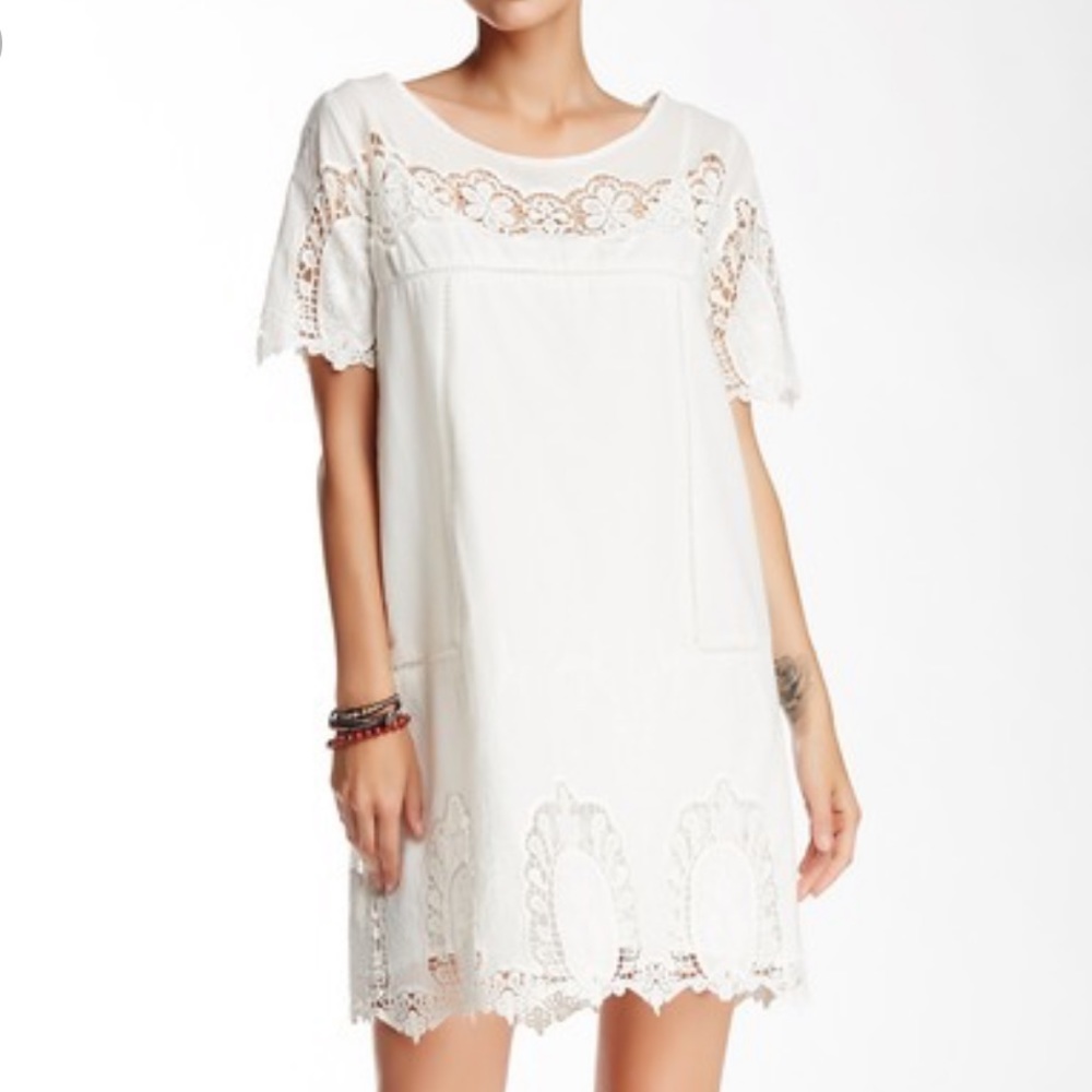 Sanctuary Artisian Lace Sheath Dress